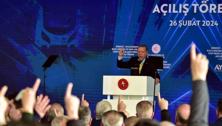 Cumhurbaşkanı Erdoğan: “İstanbul’a nimet olarak bakanlar, ihmalkarlıkları ile şehrin bitkisel hayata girmesine sebep oldu”