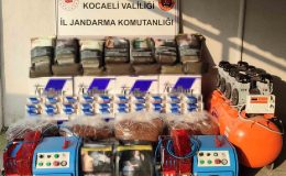 Kocaeli’de on binlerce makaron ele geçirildi