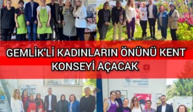 Gemlik’te kadınların önünü kent konseyi açacak