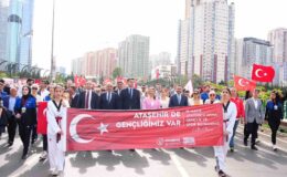 Ataşehir’de 19 Mayıs kutlaması çelenk sunma töreni ile başladı