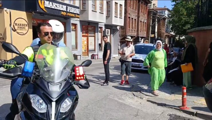 Motosikletli sınav timine büyük alkış