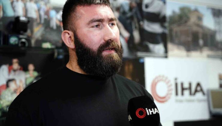 Altın kemer sahibi kick boksçu Muhammed Dursun’un hedefi Dubai’de şampiyonluk