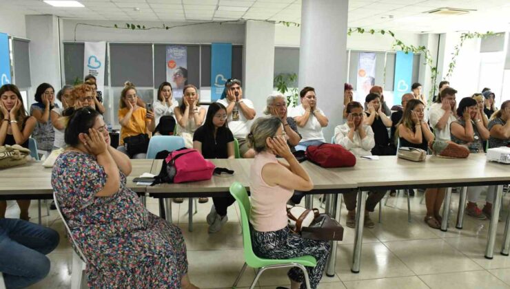 Aromatik yağlar ile nefes tekniklerini öğrendiler