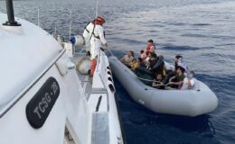Ayvacık açıklarında 16 kaçak göçmen yakalandı