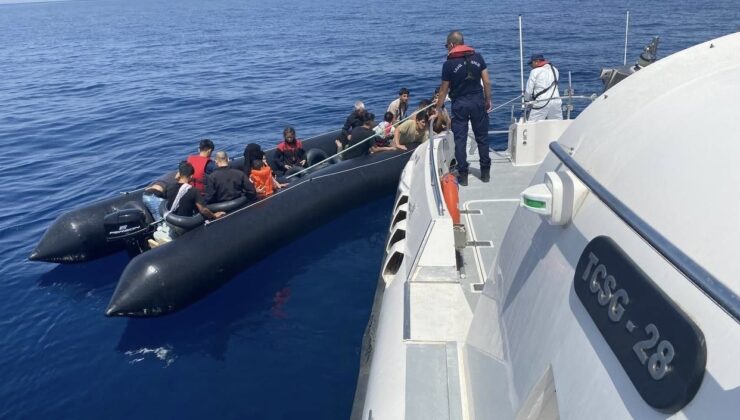 Ayvacık açıklarında 56 kaçak göçmen kurtarıldı