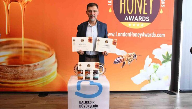 Balıkesir balları, Londra Uluslararası Bal Ödülleri’ne damgasını vurdu
