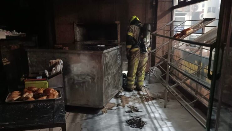 Bandırma’da simit fırınında yangın