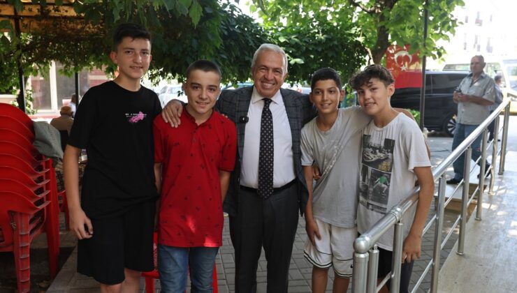 Başkan Şadi Özdemir Demirci’de mahalle halkını dinledi