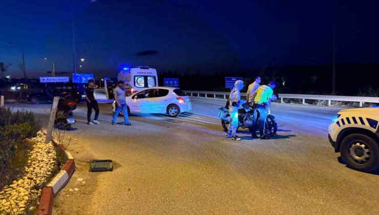 Bilecik’te otomobile çarpan motosiklet sürücüsü yaralandı