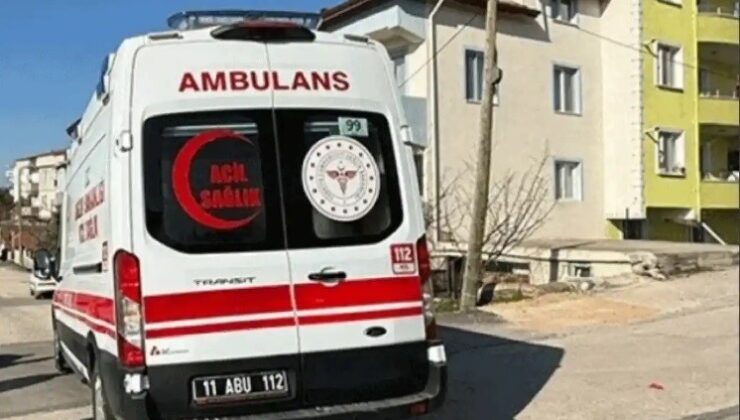 Bilecik’te yayaya çarpmamak için direksiyon kırarak devrilen motorlu bisiklet sürücü yaralandı