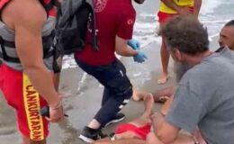 Boğulma vakasına giden cankurtaran kontrolündeki jet ski takla attı: 2 cankurtaran yaralandı