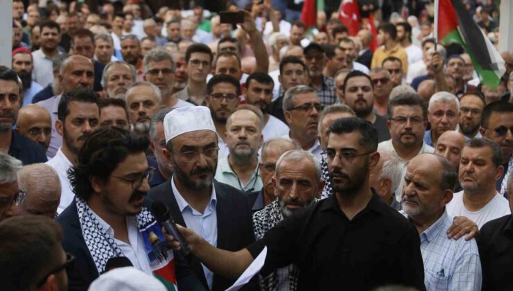 Bursa’da Haniye için basın açıklaması yapıldı: “Gün yas tutma değil intikam günüdür”