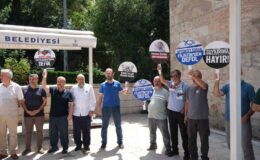 Bursa’da İsrail’e protesto