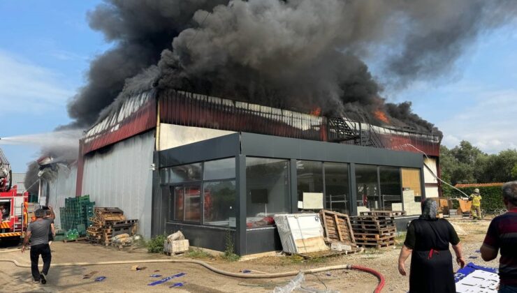 Bursa’da soğuk hava deposunda çıkan yangın kontrol altına alındı