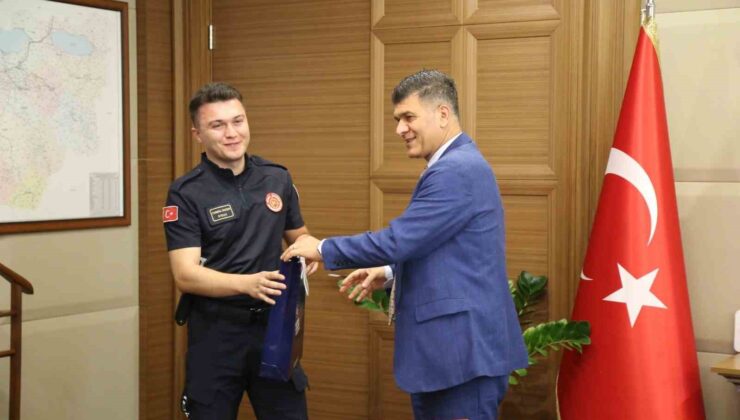 Büyükşehir’den ‘can dostu’ kurtaran itfaiye personeline teşekkür