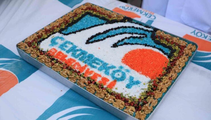 Çekmeköy’de dede ve imamın duası eşliğinde aşure bereketi