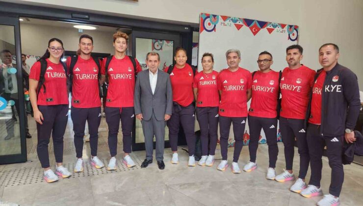 Dursun Özbek’ten, Paris 2024 Olimpiyat Oyunları’nda mücadelede edecek sporculara destek