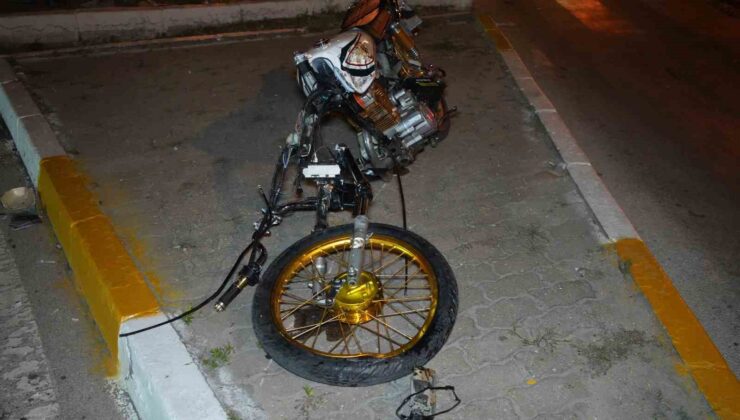 Edirne motosiklet ve otomobil çarpıştı: 1 ağır yaralı