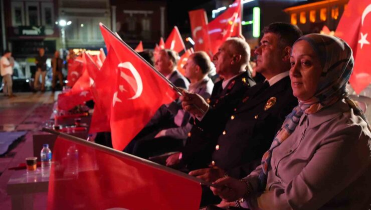 Edirne’de 15 Temmuz Demokrasi ve Milli Birlik Günü