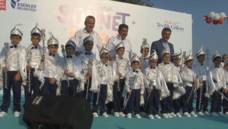 Esenler’de bin çocuk için “Geleneksel Sünnet Şöleni” etkinliği düzenlendi