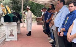 Eski bakanın kardeşi emekli hakim Nedim Adak, son yolculuğuna uğurlandı
