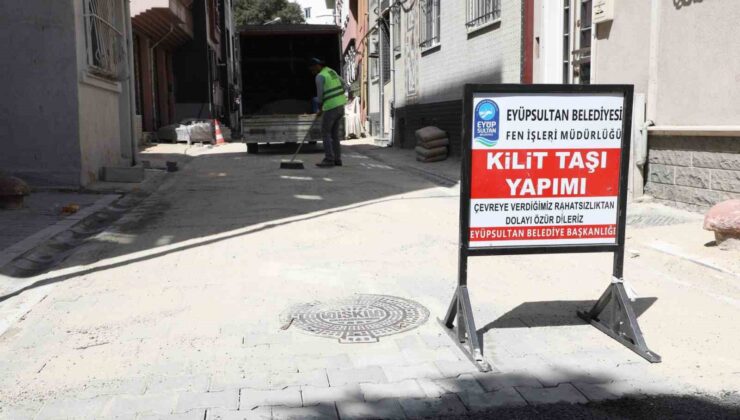 Eyüpsultan’da bin 300 metrekarelik alan yenilendi