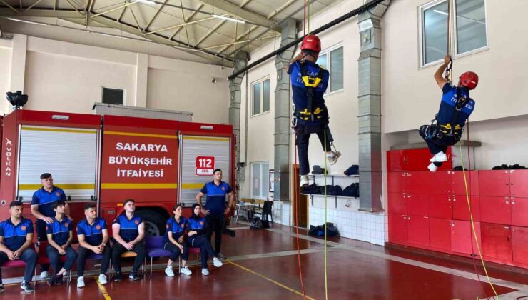 Geleceğin “ateş savaşçıları” Sakarya’da yetişiyor