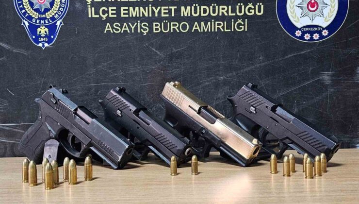 İş yeri ve araç kurşunlayan suç örgütüne operasyonda 8 kişi yakalandı