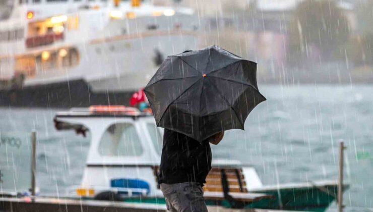 İstanbul’da gök gürültülü sağanak yağış bekleniyor