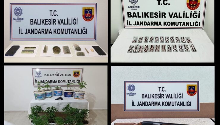 Jandarmadan 4 ilçede uyuşturucu operasyonu