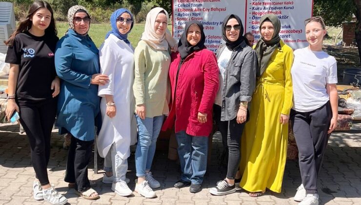 Kadın avcılar hünerlerini sergiledi