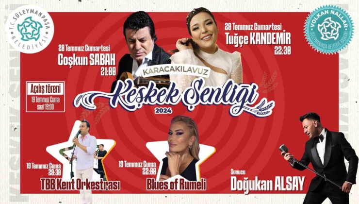 Karacakılavuz 5. Geleneksel Keşkek Şenliği 19 Temmuz’da başlıyor