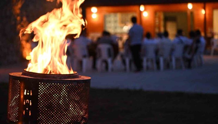 Kartepe’de yaz kampı ateşi yandı