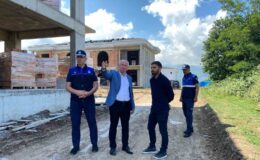 Kartepe’de zabıta ekipleri inşaat sahalarını denetliyor