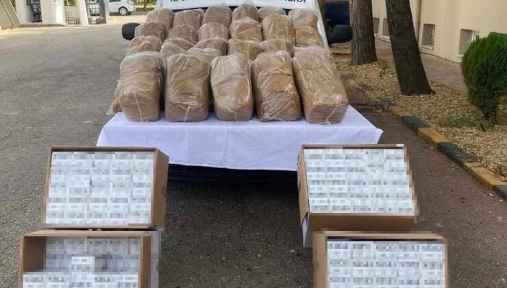 Kırklareli’nde kaçak 145 kilogram tütün ele geçirildi