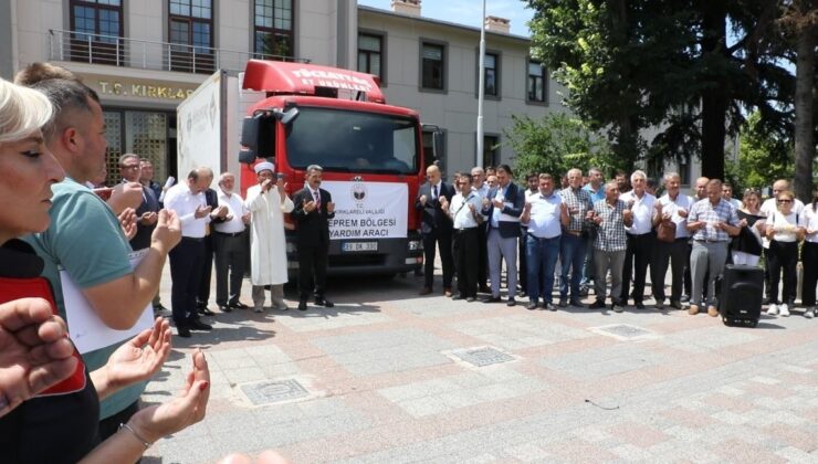 Kırklareli’nden deprem bölgesine kavurma ve gıda malzemesi gönderildi