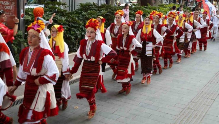 Kocaeli 1. Balkan Halk Oyunları Festivali başladı