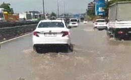 Kocaeli’de sağanak yağış sonrası kanallar taştı