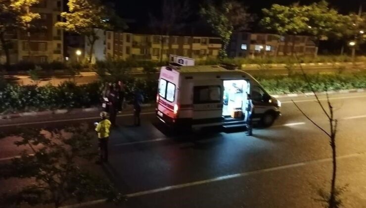 Kontrolden çıkan motorlu bisikletin sürücüsü yaralandı