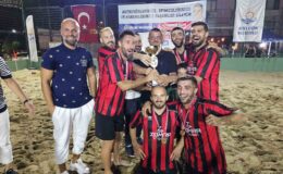 Kum futbol turnuvasında heyecan dolu final