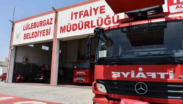 Lüleburgaz itfaiyesinden 6 ayda 207 yangına müdahale