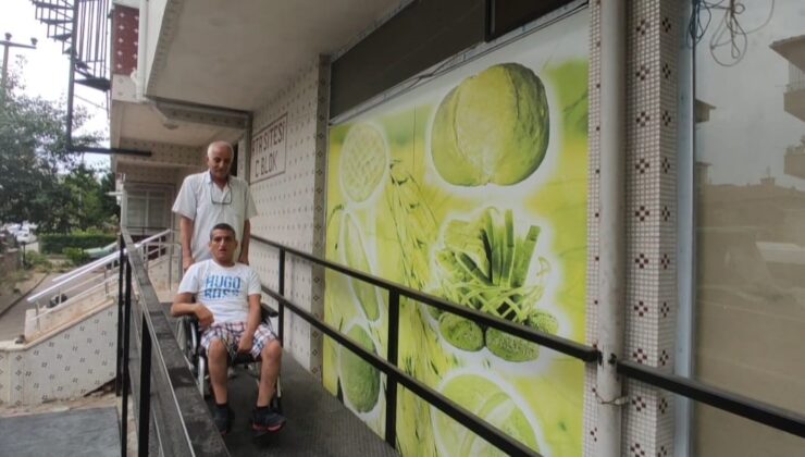 Lüleburgaz’da engelli rampası krizi