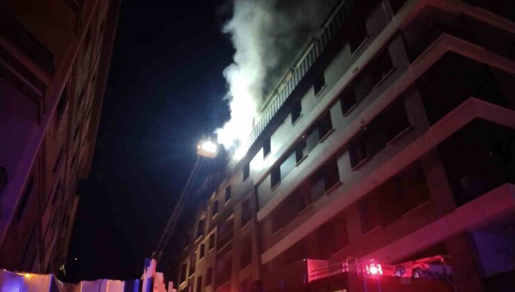 Maltepe’de korkutan yangın
