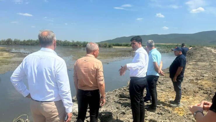 Meriç Nehri’ne deniz suyu karışmaması için set çekildi