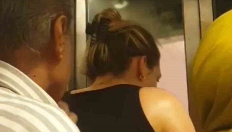 Metro asansöründe mahsur kaldılar