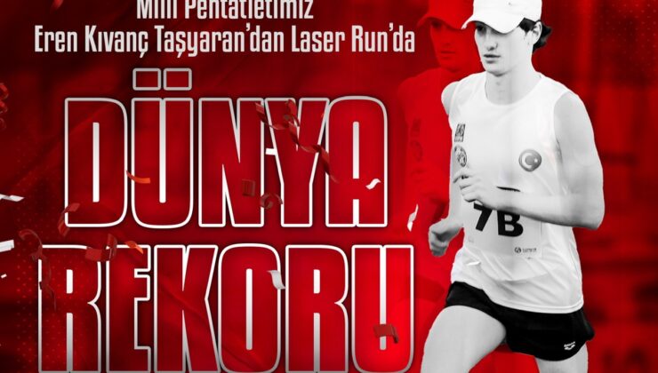 Milli Pentatlet Eren Kıvanç Taşyaran’dan laser runda dünya rekoru