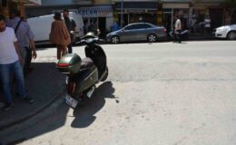 Otomobil ile motosiklet çarpıştı, 1 kişi yaralandı