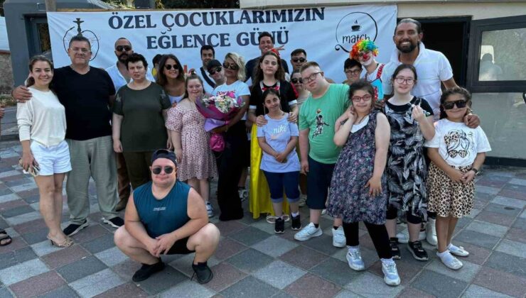 Özel çocuklar kendileri için düzenlenen etkinlikte doyasıya eğlendi