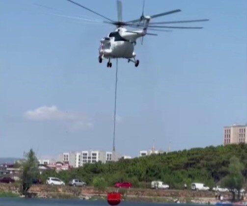 Pendik Aydos Ormanı’ndaki yangına müdahale sürüyor