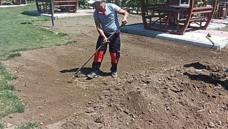 Piknik ve mesire alanlar yeşillendirildi